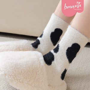 Calcetines de Invierno para Mujer, Gruesos, con Diseño de Vaca, Cálidos, Cómodos y Esponjosos, para Dormir en la Cama - Product Image 4