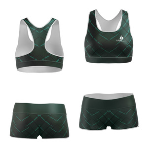 Conjunto Deportivo Personalizado para Mujer, Top y Shorts Sublimados con Aspecto Sin Costuras, Fabricante de Ropa Deportiva para Gimnasio, Entrenamiento, Yoga y Fitness - Product Image 3