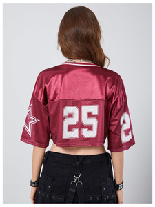 Camiseta de fútbol americano 100% poliéster, malla transpirable, OEM, disponible en todas las tallas, camisetas de fútbol americano de alta calidad. - Product Image 6