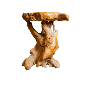 Mesa de Centro ARTERRA de Lujo, Única, Rústica, Hecha a Mano con Raíz de Teca, Artesanal, Antigua y Duradera - Muebles de Sala de Estar Indonesios para el Hogar - Product Image 2