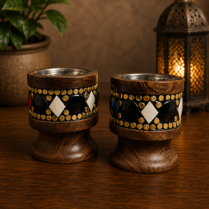 Brûleur à Bakhoor en bois sculpté à la main, porte-encens à calligraphie arabe, Oud Mabkhara, cadeau de l'Aïd, décoration traditionnelle islamique pour la maison, parfum d'ambiance - Product Image 2