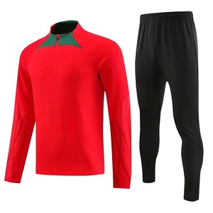 Ensemble de survêtement de football pour hommes, tenue d'entraînement de football, tenue de sport pour l'échauffement, survêtement de sport à manches longues, haut d'entraînement sportif - Product Image 2