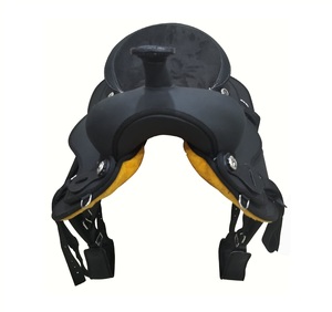 Selle Western en Coton pour Cheval, avec Arceau en Bois et Finition en Cuir, Légère et Confortable, Taille Complète, Équipement d'Équitation, Modèle SRS0021C - Product Image 3