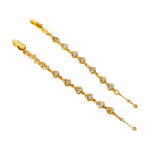 Fashion Body Chain Temple Single Layer Ear Chain - Product Image 1