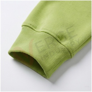 Conjunto Deportivo con Capucha Verde para Hombre, Manga Larga, Color Sólido, Transpirable, Corte Regular, para Otoño, con Logotipo Frontal - Product Image 6