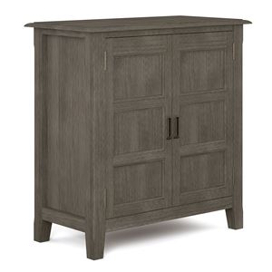 Burlington <b>Grey</b> Farmhouse Low Storage <b>Cabinet</b> for Living Room - Product Image 1
