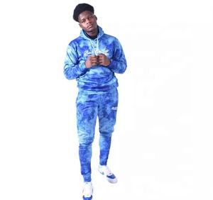 Luxe 100% coton hommes survêtement conception personnalisée cravate teinture entraînement athlétique Jogging piste Joggers maternité pour l'hiver - Product Image 1