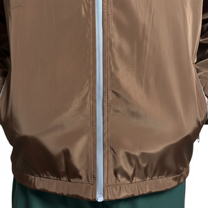 2026 Wholesale Autumn Nylon Brown <b>Mens</b> Sports Custom Windbreak <b>Running</b> <b>Jacket</b> Windcheater /hooded Windbreaker <b>Jacket</b> for man - Product Image 6