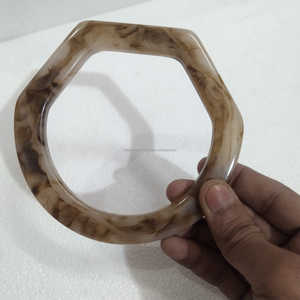 À la mode filles sac à main poignée sangle couleur perle résine sac chaîne pour dame sac à main accessoires mode résine sac chaîne - Product Image 3