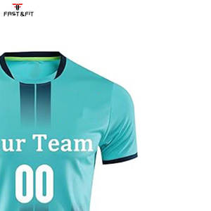 Ensembles de maillots de football unisexes, vêtements de sport personnalisés, uniforme d'équipe, manches courtes d'été, coton, séchage rapide, antibactérien - Product Image 4