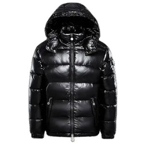 men's jackets Fashion Puffer Jacket Designer Men Coats Custom Down Bubble Men's Down Shiny Puffer Jacket - Product Image 1