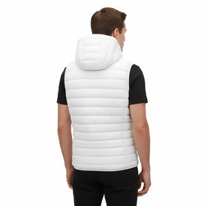 Premium High Quality Hooded Stand Customized Logo Printing Winter Wear Men Regular Sleeve <b>Canvas</b> Puffer <b>Jacket</b> OEM Services - Product Image 2