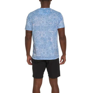 T-shirt pour homme en coton tricoté 100 % respirant, anti-plis, coupe ample, avec impression sérigraphique, service OEM sur mesure selon la demande du client - Product Image 4