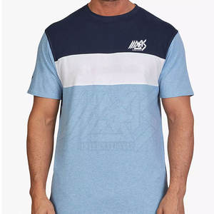 Camiseta de algodón 100% de corte holgado con estampado personalizado para hombre, diseño informal de última moda, colores personalizados, con logotipo personalizado. - Product Image 1