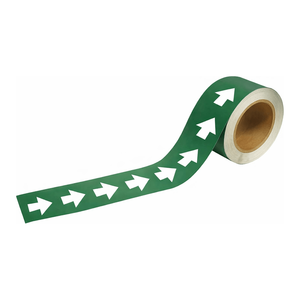 Marqueurs de direction de tuyaux flexibles autocollants Brady ARROW pour la maintenance des installations industrielles - Product Image 2
