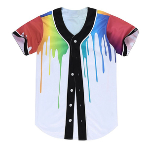 เสื้อเบสบอลซอฟต์บอลแบบเย็บติดกัน พร้อมลายพิมพ์ซับลิเมชั่นและงานปัก แห้งเร็ว ระบายอากาศได้ดี - Product Image 6