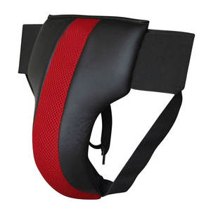 New Leather <b>Groin</b> <b>Guard</b> with Breathable Material Protective & Eco-Friendly for Boxing MMA Karate Sports Workouts - Product Image 1