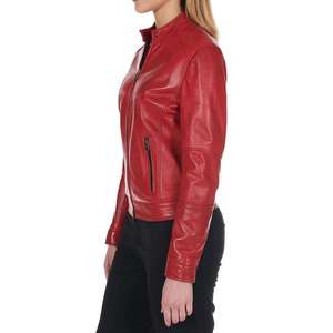 Best Arrival Women Fashion <b>Leather</b> <b>Jackets</b> for Winter Clothing / Top Selling <b>Long</b> Sleeve Blank <b>Leather</b> <b>Jackets</b> for Women - Product Image 2
