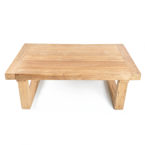 Mesa de Centro Moderna Minimalista Hecha a Mano, Madera Natural de Origen Sostenible, Madera Maciza Resistente, Mueble Funcional para Sala de Estar - Product Image 6