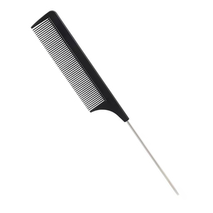 Peigne professionnel à queue de rat en plastique, peigne à queue fine, peigne de sectionnement pour cheveux, extensions capillaires, coloration, aiguilles à crochet pour coupe de cheveux - Product Image 4