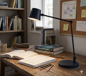 Nordic Minimalist Simple Drum Shade Metal Table Light LED Iron Frame Flexible Table <b>Lamp</b> for <b>Office</b> Using ODM OEM Factory - Product Image 3