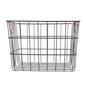 Set di 3 Grandi Cestini Rettangolari in Filo Metallico, Elegante Soluzione per l'Organizzazione Domestica - Product Image 4