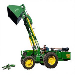 Chargeur télescopique léger et fiable AMW pour tracteur 49HP 4x4, garantie hydraulique 1 an, capacité 400kg, poids propre 2000kg - Product Image 1