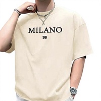 T-shirt en jersey uni pour homme de haute qualité, 180 GSM, 100% coton, impression sérigraphique, logo personnalisé, coupe classique, col rond, manches courtes