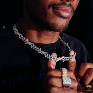 <b>Iced</b> <b>Out</b> Moissanite Diamond in 925 Sterling Silver Cuban Link <b>Chain</b> Hip Hop Miami Style Necklace Luxury - Product Image 4