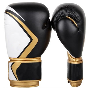 Gants de boxe professionnels en cuir de vachette de haute qualité, design rouge avec poignées pour la boxe en club et le kickboxing - Product Image 2