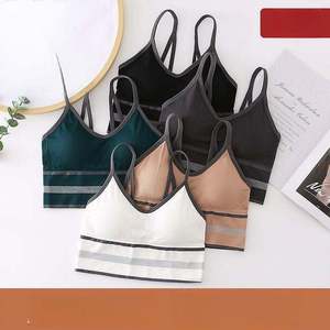 Soutien-gorge de sport pour femmes à maintien élevé et style simple, vente en gros |   Soutien-gorge de sport respirant à séchage rapide avec logo personnalisé OEM - Product Image 4