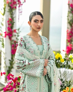 Vestidos Casuales de Primera Calidad para Mujeres Pakistaníes e Indias, Nuevas Llegadas 2026, Salwar Kameez, Vestidos de Tela Lawn, ODM 2080 - Product Image 5