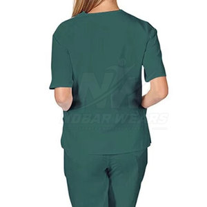 Ensemble de blouses d'infirmière pour femmes, tissu extensible doux, vêtements de travail médicaux pour hôpital, clinique, laboratoire et personnel de santé - Product Image 5