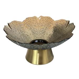 Corbeille à fruits sur pied, plateau de service décoratif moderne pour collations et desserts - Product Image 2