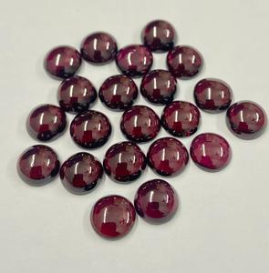 Vente en gros directe d'usine : Pierre précieuse grenat naturel, taille ronde, pour la fabrication de bijoux - Product Image 2