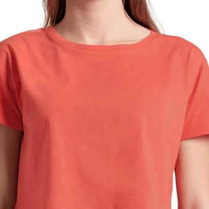 Camiseta Corta para Mujer, Cuello Redondo, Manga Corta, Informal, Verano, Ecológica, Secado Rápido, Transpirable, Ligera y Elástica - Product Image 4