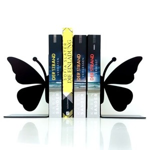 Sujetalibros de hierro rústico, soporte para libros pesado de primera calidad, ideal para almacenamiento decorativo en el hogar, biblioteca u oficina - Product Image 6