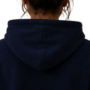 Sweat-shirt à capuche surdimensionné pour femme, personnalisé, bleu marine, avec strass en forme de papillon, en molleton de coton premium, décontracté, pour l'hiver - Product Image 4