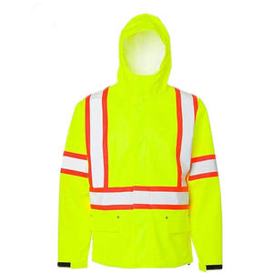 Blouson de travail d'hiver pour homme, personnalisé, à capuche, robuste, style vintage, avec logo, pour ingénierie et sécurité, avec éléments réfléchissants - Product Image 2
