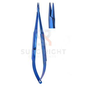 Portaagujas Microquirúrgicas de Titanio, Instrumento Microquirúrgico para Cirugía General, Certificado CE ISO, Herramienta Quirúrgica de Precisión, Blush Surgical - Product Image 3