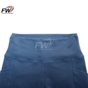 Leggings de yoga en Spandex à taille élastique, effet push-up fessier, gainant le ventre, pour fitness et entraînement, ODM - Product Image 3