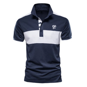 Polos informales elegantes para hombre con cuello moderno, material ligero y transpirable para comodidad diaria - Product Image 1