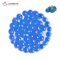 Bolas de Jugo con Sabor a Frambuesa Azul de Taiwan Leamaxx Sour Bursting Boba, Botella de 3.2 kg para Té de Burbujas