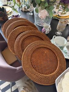 Platos de Ratán Tejido Directo de Fábrica, 100% Natural, Platos Redondos de Ratán para Otoño, Suministro al por Mayor - Product Image 5