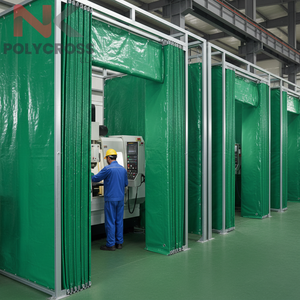 Cortina Industrial Ignífuga para Separación de Espacios en Cuartos de Máquinas, para Seguridad en Cuartos de Equipos y División de Áreas, Ambiente Limpio - Product Image 3