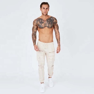 PIHA SPORTS Jeans de mezclilla negros lavados elásticos ajustados con múltiples bolsillos y cremallera para hombre, ecológicos, de otoño - Product Image 3