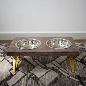 Comederos Elevados para Perros de Acero Inoxidable, Comederos Elevados para Gatos Estilo Mármol con Soporte, Juego de Accesorios de Lujo para Mascotas - Product Image 5