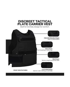 Chaleco Ligero Impermeable y Discreto, Ajuste Cómodo, Material Duradero, Hecho en EE. UU., Talla 2XL - Product Image 4