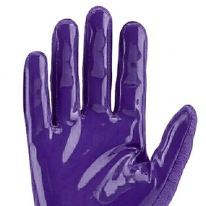 Sports Safety Eco-Friendly Thermal Full Purple Wrist Length Breathable Polyester Sporty Style Spring Autumn <b>Gloves</b> - Product Image 4