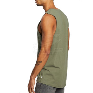 Breathable Mesh Quick Dry Polyester/Cotton <b>Men</b> Gym <b>Singlet</b> Loose Sleeveless Sports Shirt Training Bodybuilding Running Workout - Product Image 3